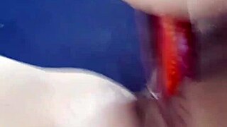 amateur teen fingers pussy dildo solo toys masturbation 😈🍆