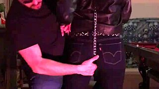 Cherry's tight jeans get a firm spanking punishment.