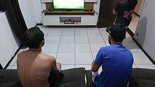 Lost the bet fucked his friend hard right in front of him