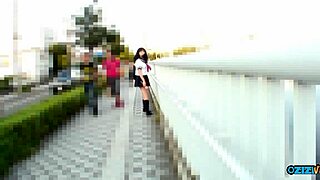 she wraps up chores then takes hard pounding in shaved pussy