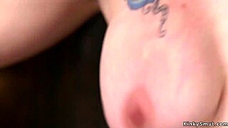 Gagged Bound Slave Endures Hot Wax Dripping Bondage Pain