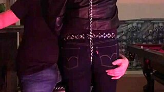 Cherry's tight jeans get a firm spanking punishment.