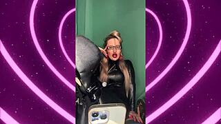 you can't cum yet until that eyeliner's perfect bimbo try harder now