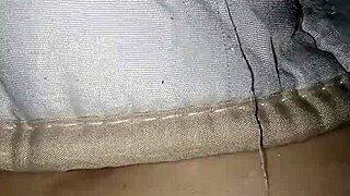 Pregnant woman flashes sixth month belly and bush publicly