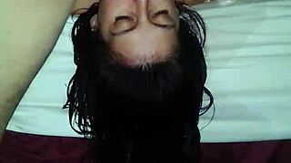 colombian petite slut rims ass then takes doggystyle pounding