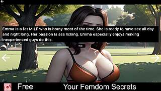 your femdom secrets with milf mistress in erotic humiliation game