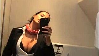 Flight attendant sneaks camsoda cam on wifi in bathroom 🚀📱💋