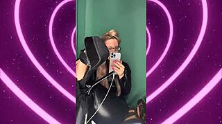 you can't cum yet until that eyeliner's perfect bimbo try harder now