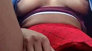 wanna see this hairy brazilian slut flash her pussy outdoors?