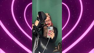 you can't cum yet until that eyeliner's perfect bimbo try harder now