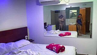 two curvy babes celebrate new year fucking their horny neighbor