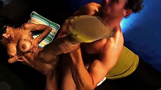 persia pele drains stud's cock with hot suction