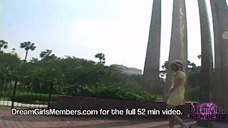 Insane Florida Tanned Dream Girl Flashes Shaved Pussy Publicly!