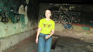 anastasia pegs sasha earth outdoors strapon style 💦🏠