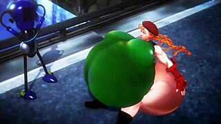 can cammy's fat ass handle that massive air expansion fight bulge tease