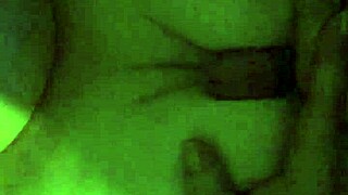 Girlfriend's tits squeezed in hot titfuck cumshot