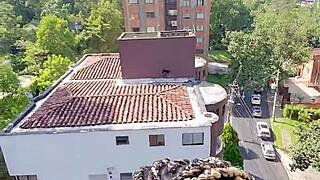 Hot Latina Gets Horny in Hotel Room with Him