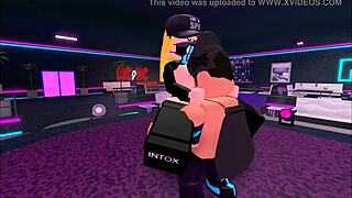 thick roblox babe anal fucked hard in throbbing nightclub