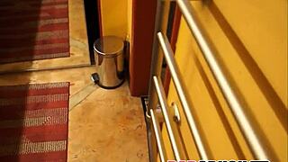 Petite Brunette Fresh From Shower Fucked in HD POV