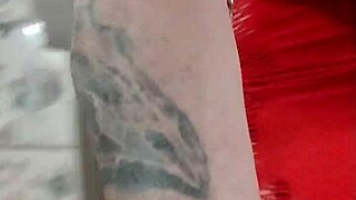 Trans Fishnets Flashes Teasing Strip at Car Wash Public Fun!