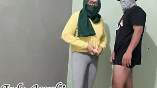 desi babe teaches standing doggystyle pussy pounding in tight wet hole