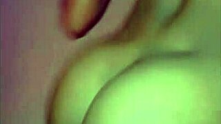 Skinny African Brunette Flashes Dancing in See-Through Sheer