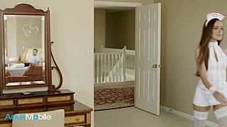 kinky nurse jerks patient off then rides his cock wet 😏👩‍⚕️🍆💦