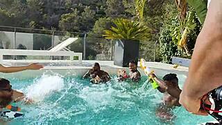 bts chloe chevalier wrecked by bbc gangbang poolside