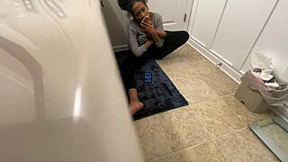 guy casually licks her sexy feet fetish style