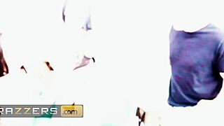 Share Angela White and Payton Preslee's Cum-Swapping Footjob Frenzy!