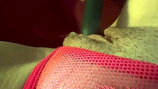 Italian milf Artemisia fingers wet pussy with toy moaning