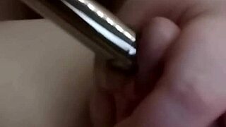 crazy toothbrush insertion into cock leads to ruined orgasm cumshots in bathroom