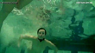 bouncing tits russian brunettes katka barbara lick tight pussies poolside underwater lesbian fun