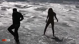 Ever wonder what happens when he grabs that fierce blue-eyed bikini slut for a facial cumshot?