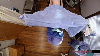 lainey arrives for intense gynecology exam at girlsgonegyno