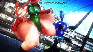 can cammy's fat ass handle that massive air expansion fight bulge tease