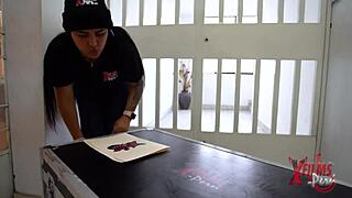 DESPERATE MAN WELCOMES SEXY PERUVIAN GIRLFRIEND FOR PLEASURE