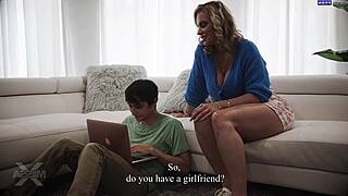 Mommy's Intense Pussy Grip Crushes Young Cock in Raw Thrusts