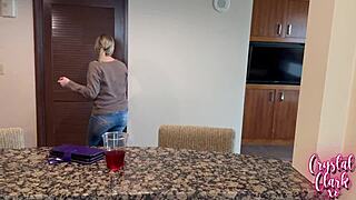 step-aunt offers summer job but ends up riding cock hard