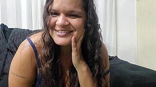 Latina Big Ass Amateur Teases Old Cuckold Hubby Softcore!