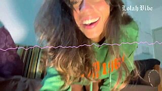 Brazilian Latina Goddess Squirts in Multiple Orgasms Over Ten Minutes Cumming Hard