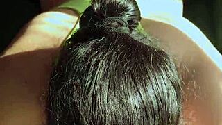 Chubby latina booty bent over doggystyle