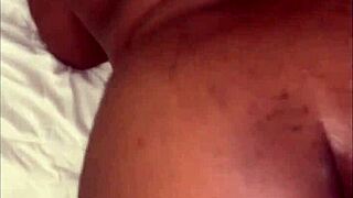 Oyo Ho Swallows Huge Ebony Cum In Homemade Deepthroat Session