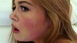 Skinny petite redhead teen obsessed with old stepbrother's hardcore sex