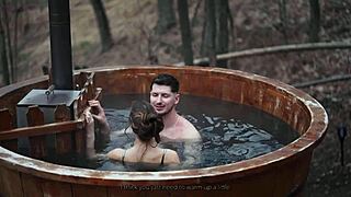 laura quest flashes big ass then fucks friend in wild car adventure s02e02