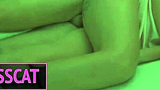 roommate milf catches guy jerking off and rides his cock in shared bed