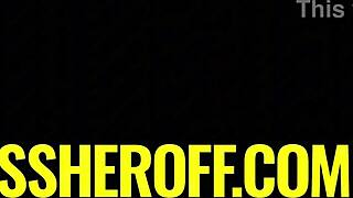 Tiny 18yo Latina Gulps Piss Sloppy-Sucking Big Cock POV