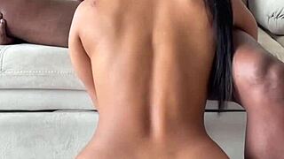 i bet he's loving this ebony deepthroat - nysdel couple