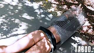 caged upskirt milf jennifer white blows zac wild pov