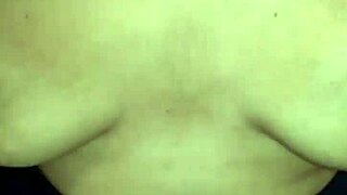 russian milf in stockings rides husband's big cock in homemade couple action